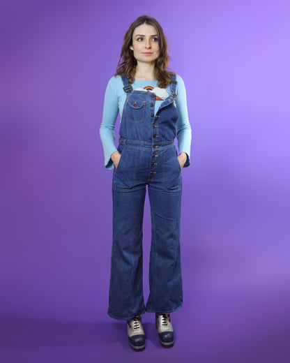 Vintage 1970s Hang Ten Denim Dungarees