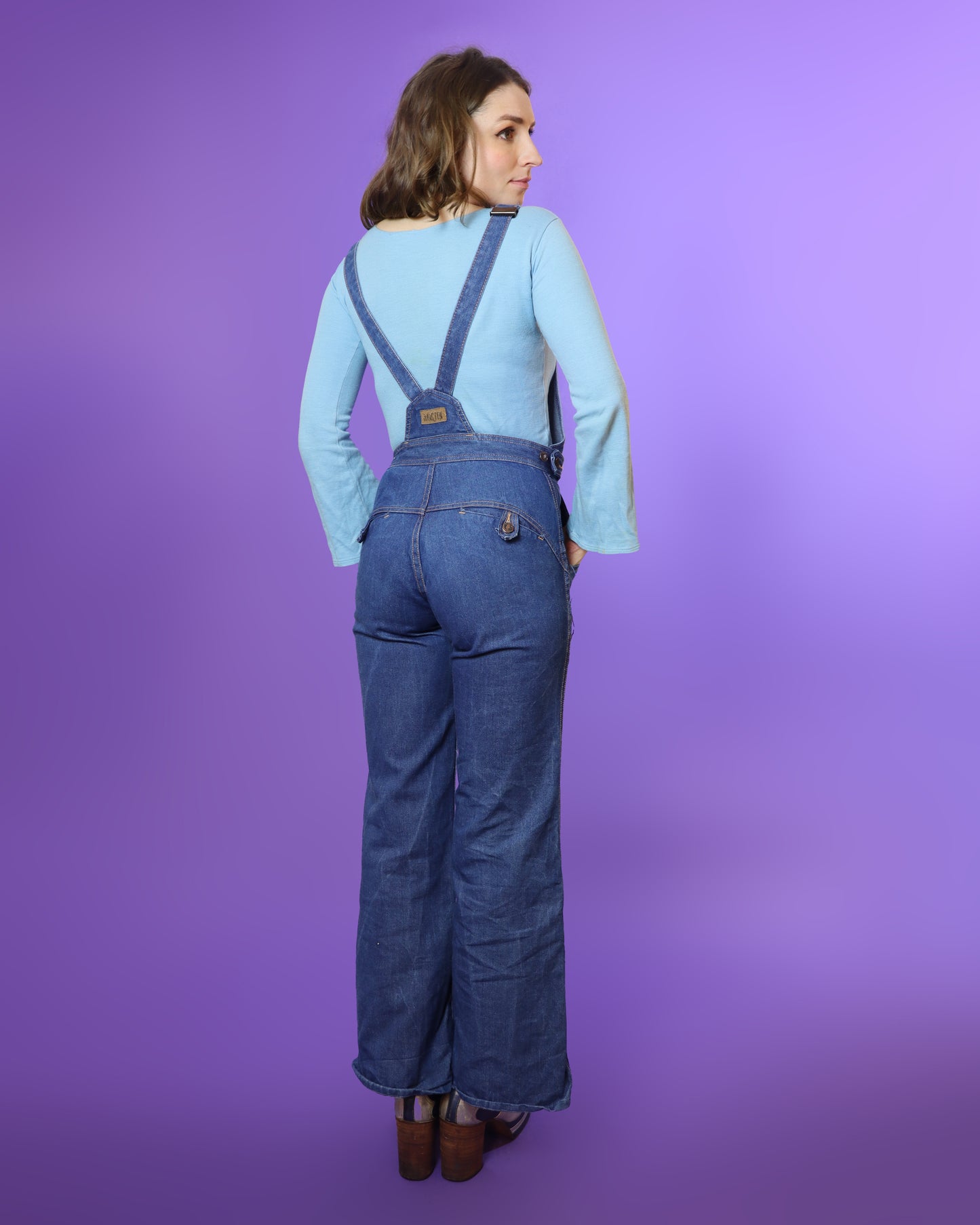 Vintage 1970s Hang Ten Denim Dungarees