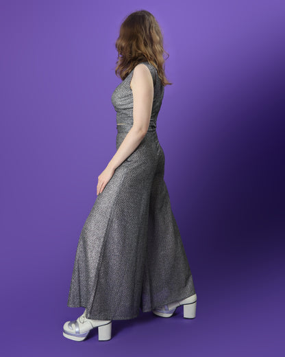 Vintage 1970s Lurex 2 Piece Suit Set