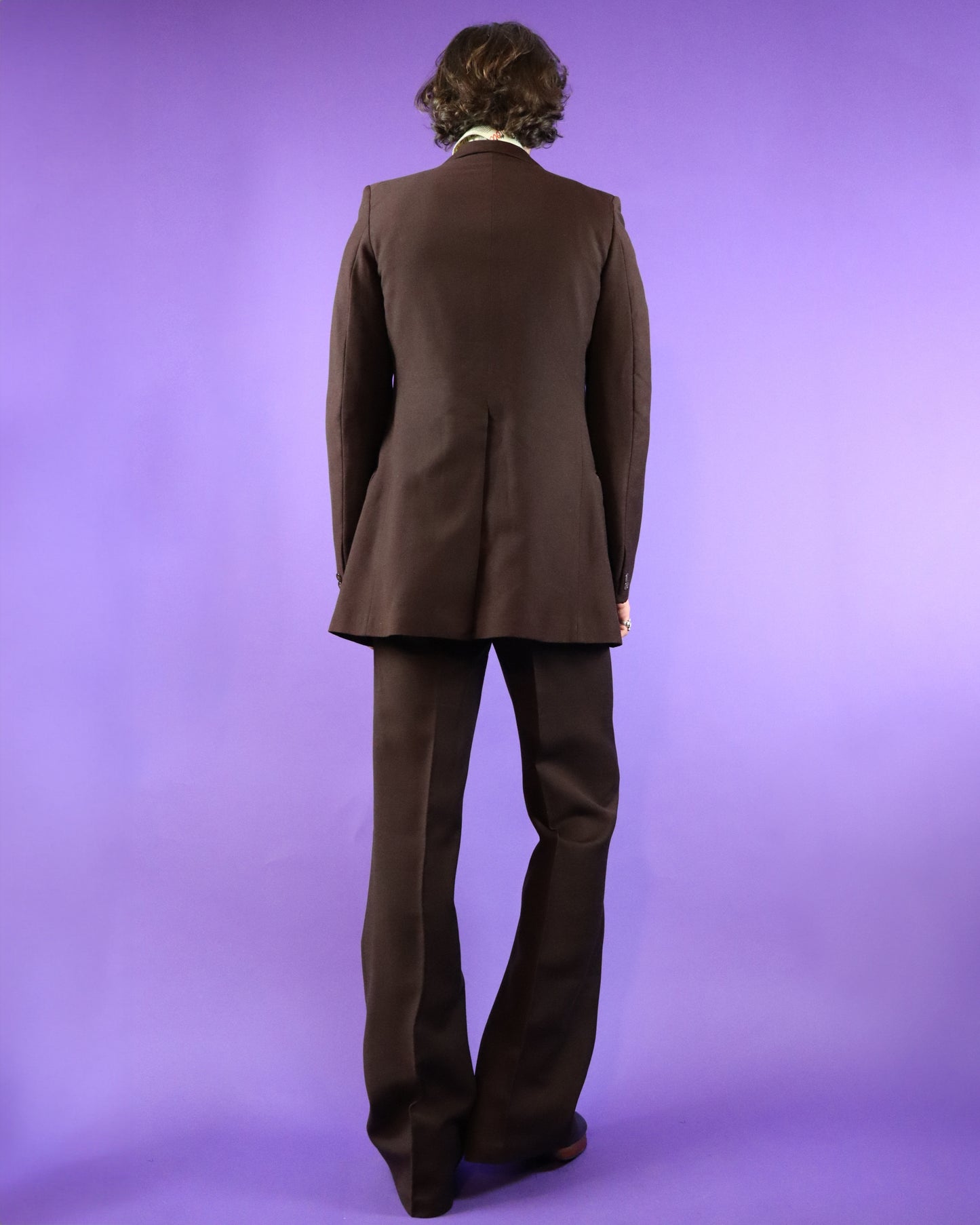 Vintage 1970s Tailored Brown 3 Piece Suit