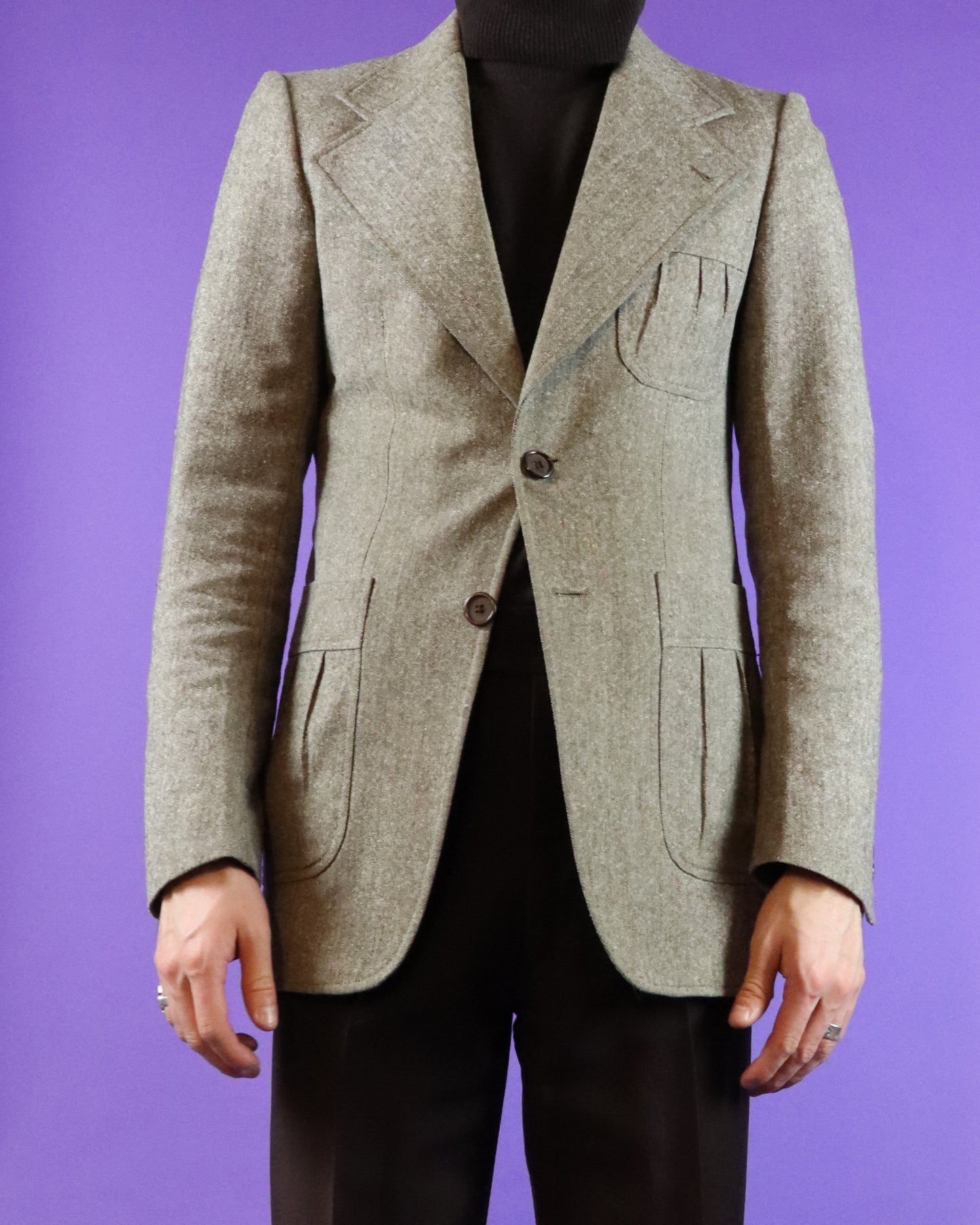 Vintage 1970s Tweed Blazer