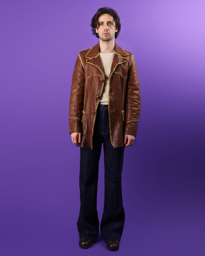 Vintage 1970s North Beach Leathers Coat