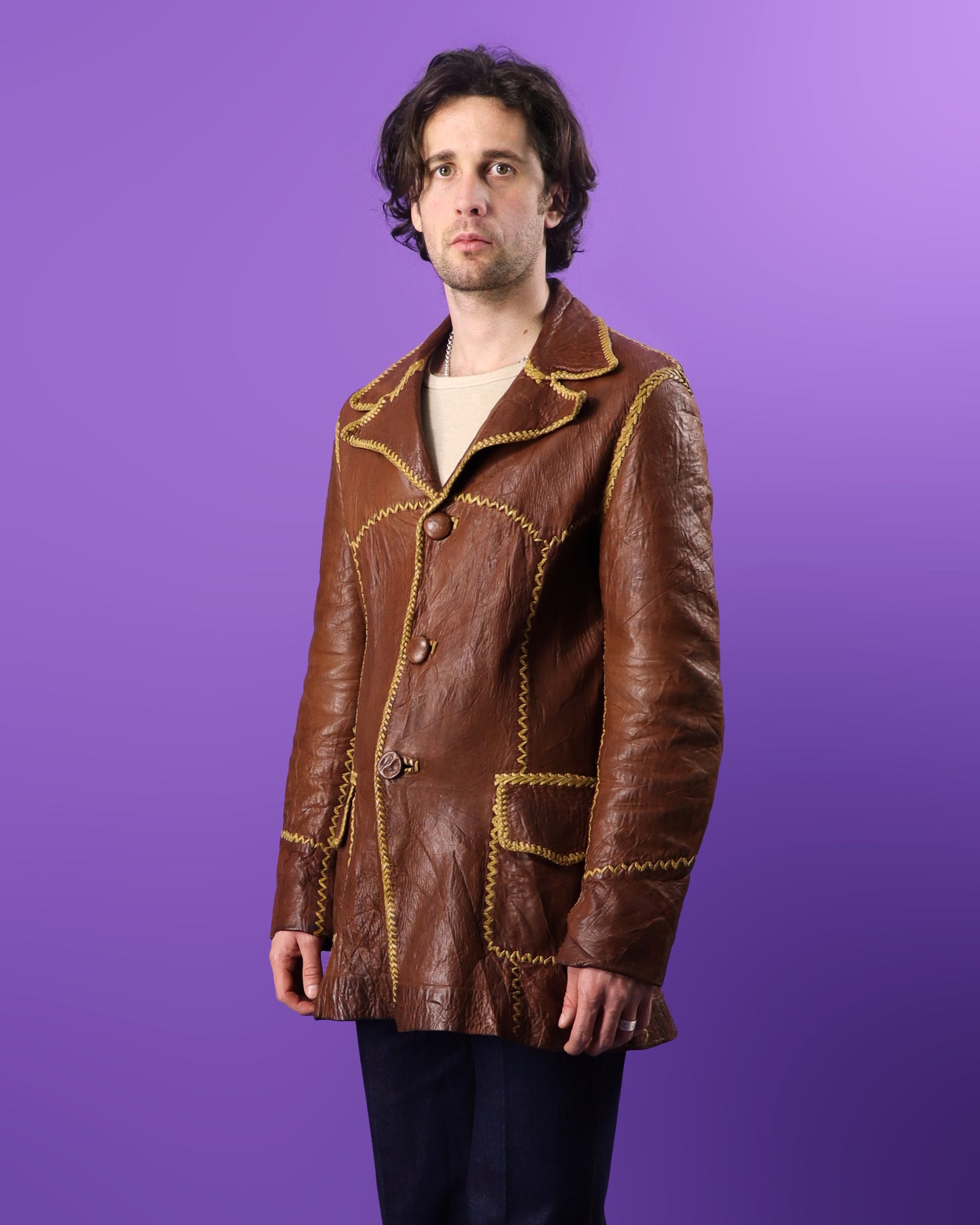 Vintage 1970s North Beach Leathers Coat