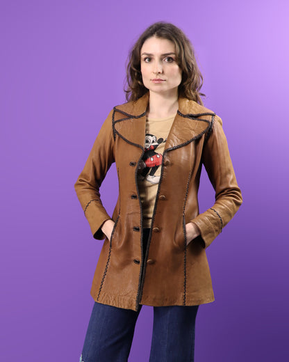Vintage 1970s North Beach Leathers Coat