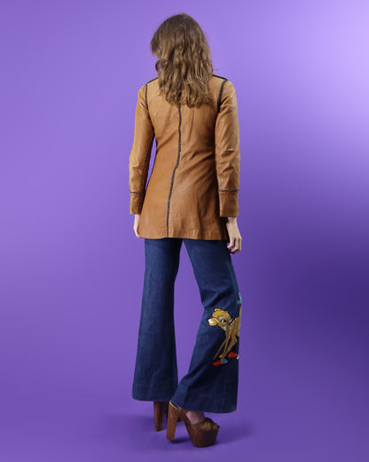 Vintage 1970s North Beach Leathers Coat