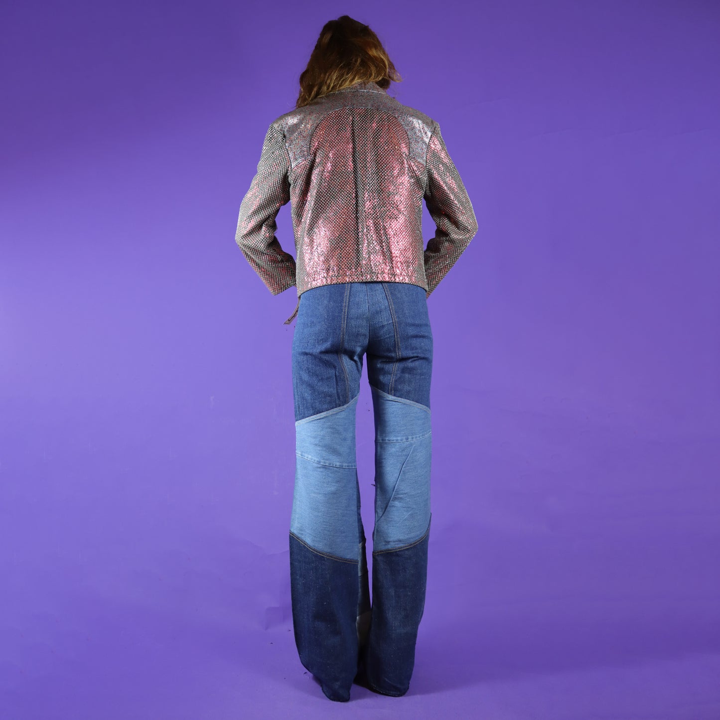 Vintage 1970s Mango Road Glam Rock Glitter Jacket