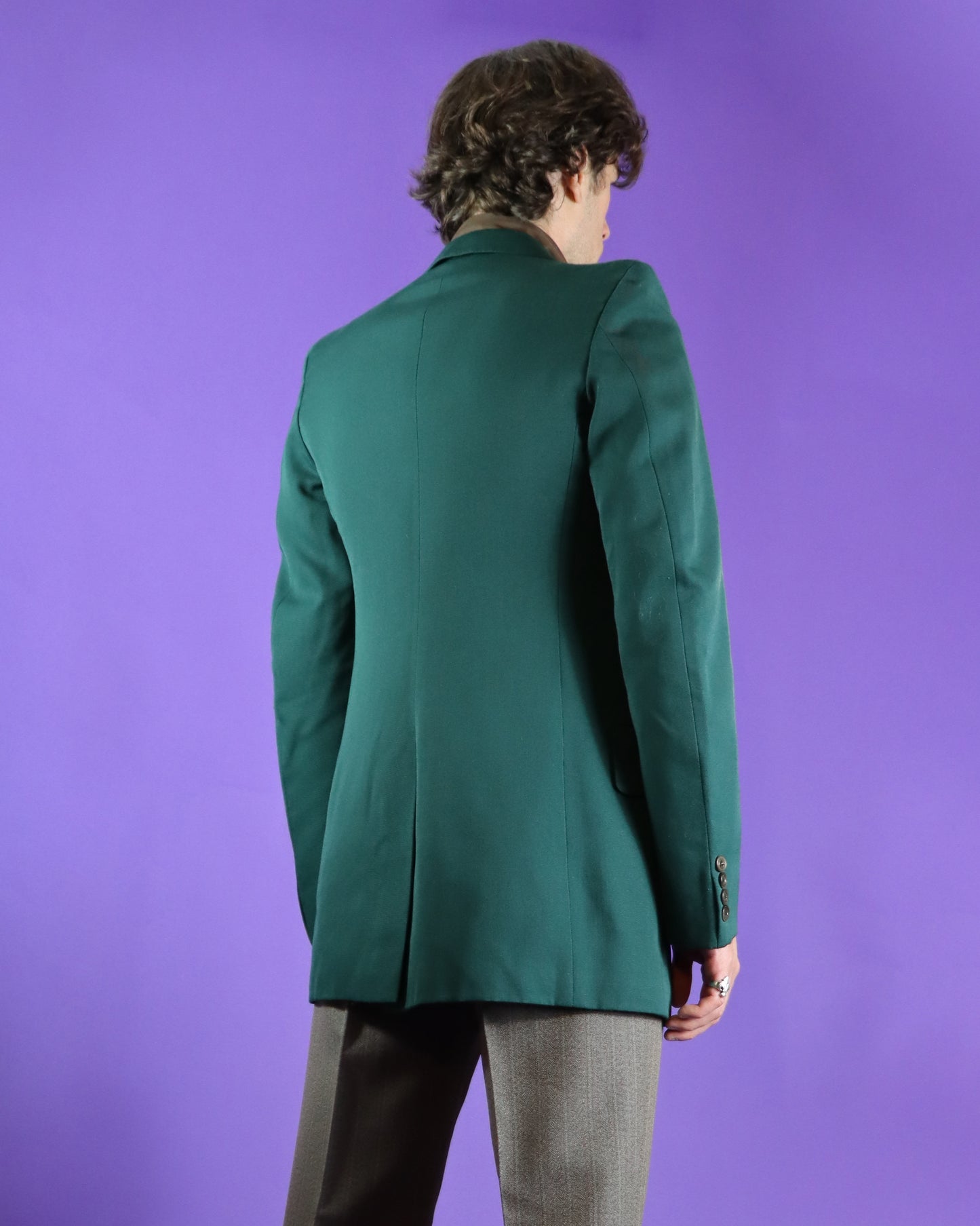 Vintage 1970s Tailored Bottle Green blazer