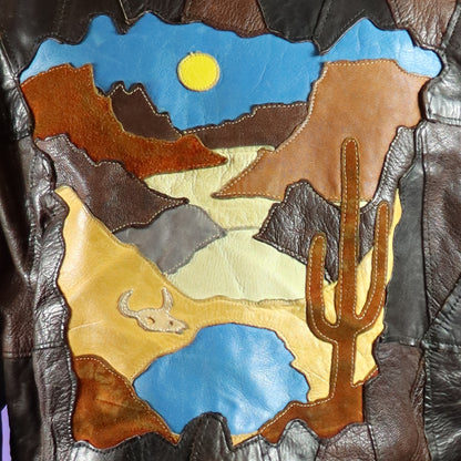 Vintage 1970s Antonio Guiseppe Desert Scene Jacket