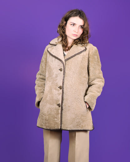 Vintage 1970s Sheepskin Coat