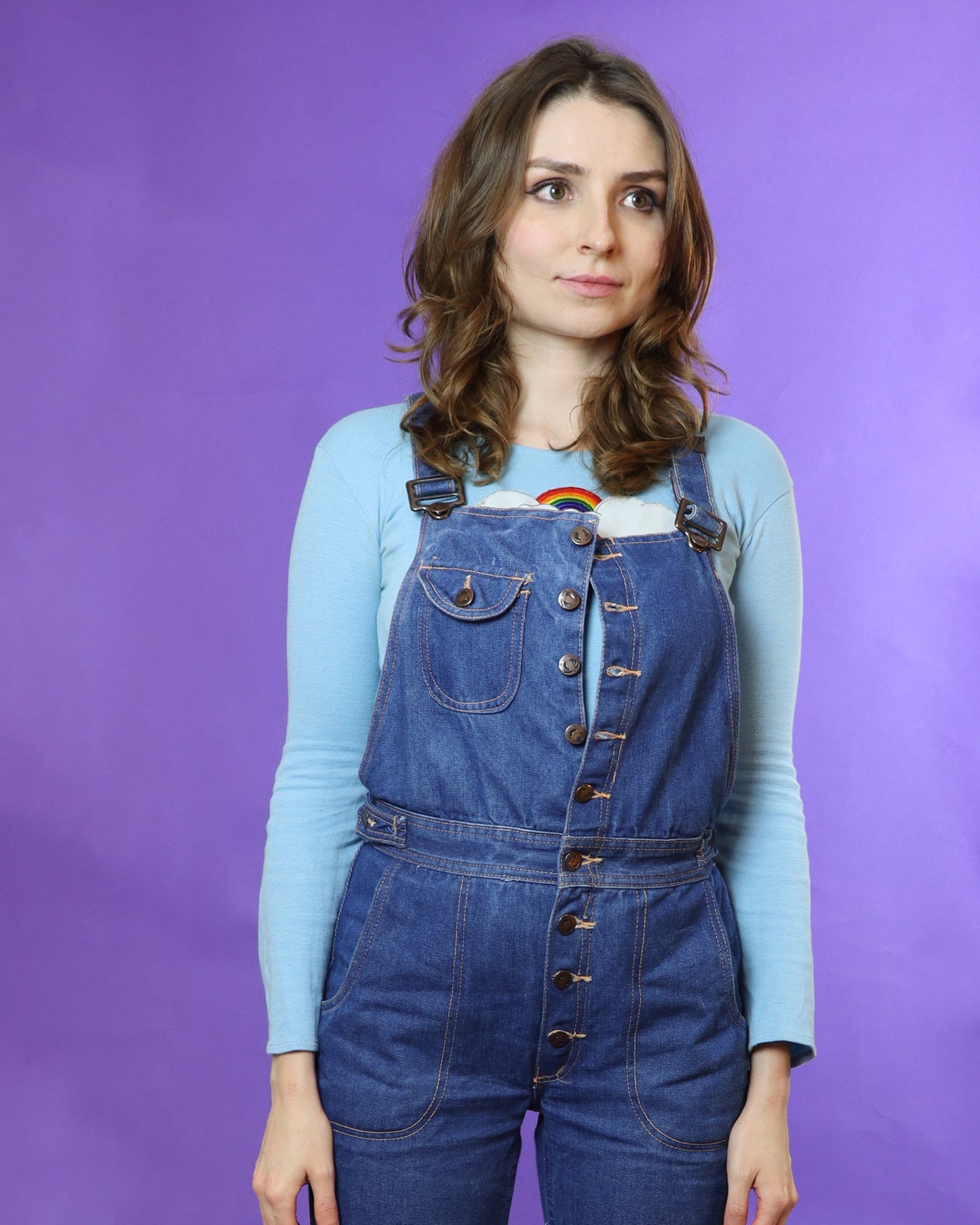 Vintage 1970s Hang Ten Denim Dungarees