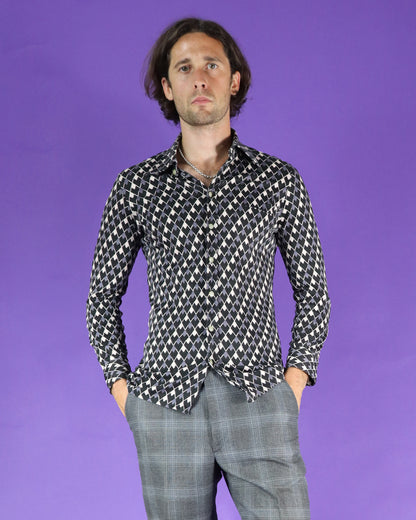 Vintage 1970s Geometric Printed Shirt