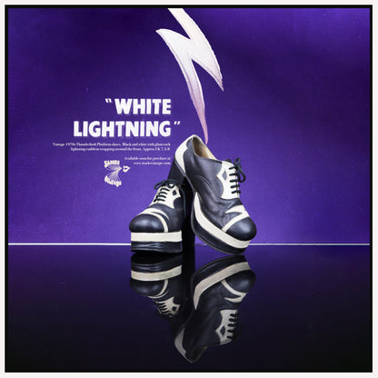 Vintage 1970s Lightning Bolt Platform Shoes
