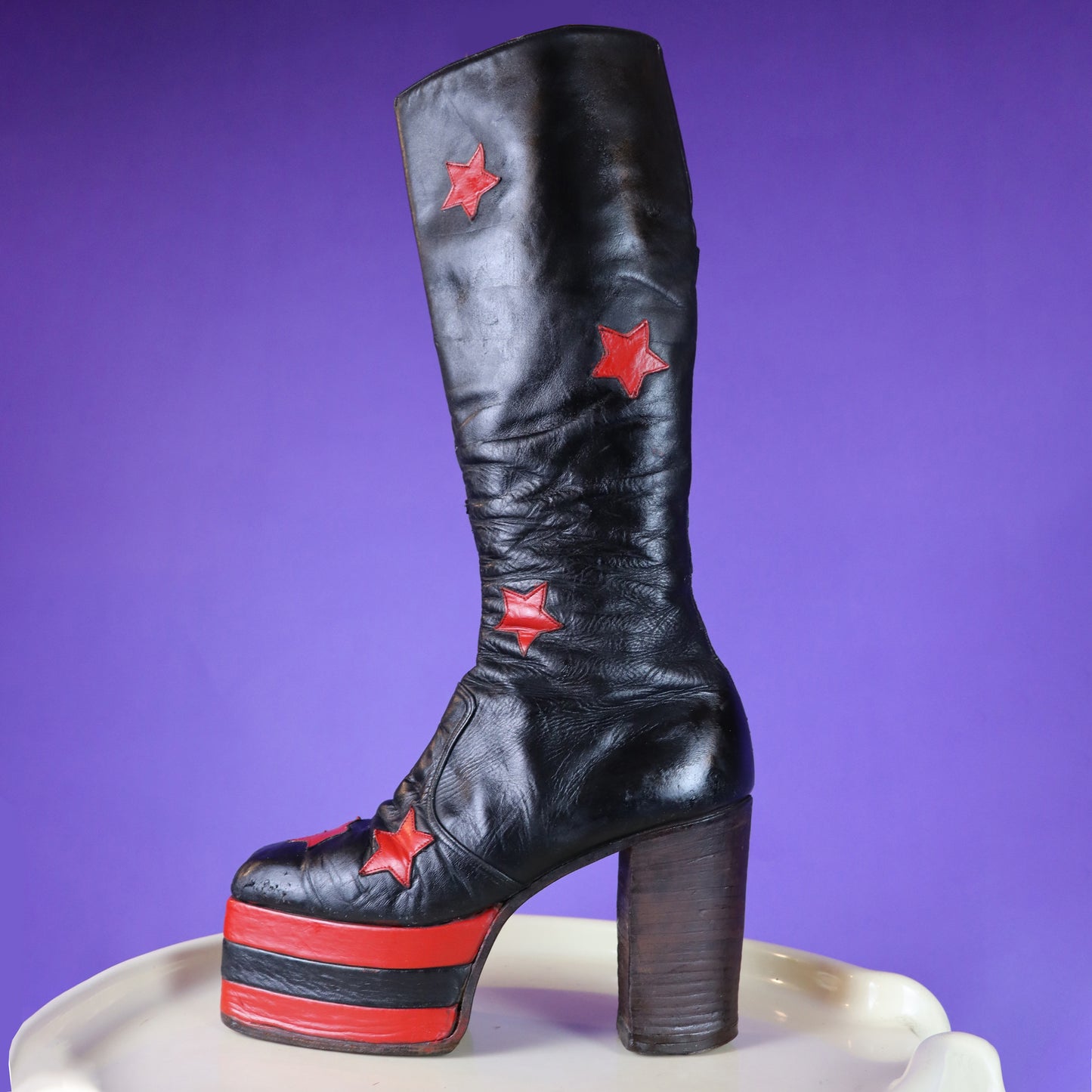 Vintage 1970s Star Spangled Platform Boots – 70sstacks